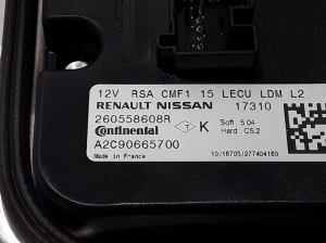 RENAULT Captur (2013–2019) Xenon headlight control unit 260558608R - 3