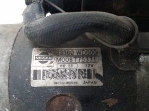 NISSAN Almera Tino V10 (2000–2006) Starter 23300WD000 - 2
