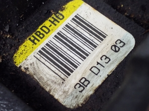 Ford Fiesta V (2002–2008) Power steering pump 3BD1303 - 3