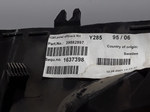 VOLVO XC70 (2007–2016) Trunk interior trim 39882897 - 3