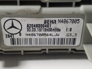 Mercedes Benz E-Class W207 (2009–2017) Salongi soojenduse kütteelement A2048300461 - 2