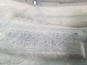 LEXUS NX (2014–2021) Aizmugurējais apakšspārns 6563878010 - 2