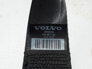 VOLVO XC60 (2017–2026) Sicherheitsgurt hinten 39838359 - 4