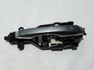 Rear side door exterior handle and its parts