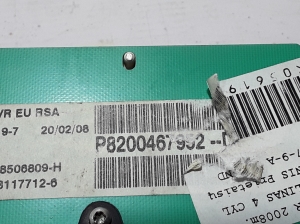 RENAULT Master II (1998–2010) Kombiinstrument 8200467952 - 2