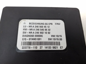 Mercedes Benz CLA-Class W117 (2013–2019) Juhtplokk A2469004512 - 2