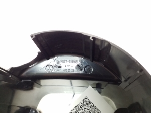 Mercedes Benz SLK-Class 171 (2004–2011) Stūres statņa apdare A1715402062 - 4