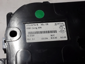 RENAULT Clio IV (2012–2019) Heater control panel 275108796R - 3