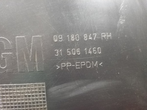 Opel Vectra C (2002–2008) Aizmugurējais apakšspārns 09180847 - 2