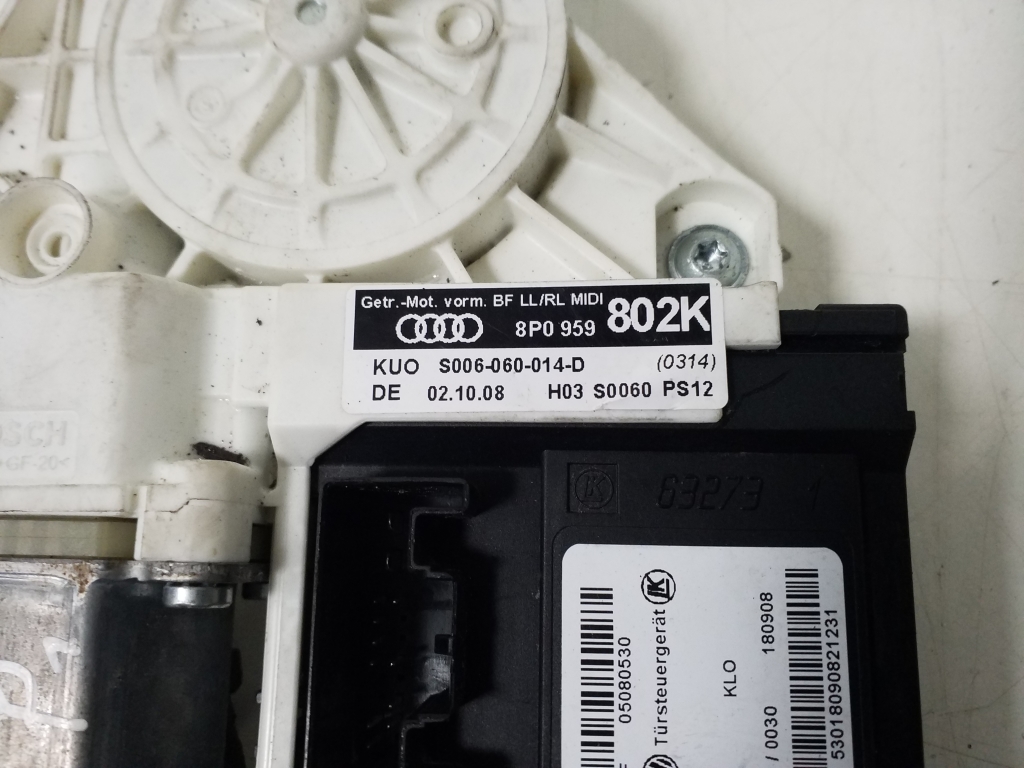 AUDI A3 8P (2003-2013) Regulator de geam ușă stânga față 8P0959802K, 8P0959802J 21914615