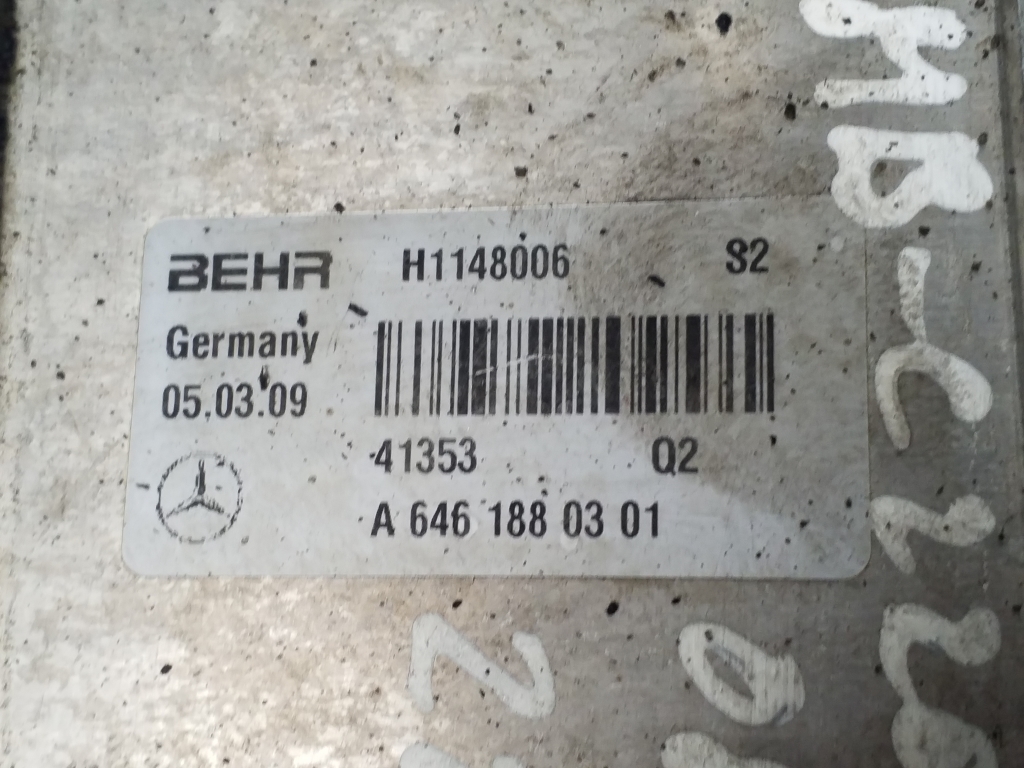 MERCEDES-BENZ C-Class W204/S204/C204 (2004-2015) Масляный радиатор A6461880301 21914593