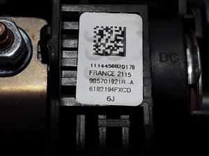RENAULT Scenic (2009–2015) Rooli turvapadi 985701921R - 3