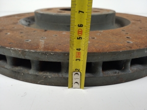 Mercedes Benz GL-Class 166 (2012–2015) Front brake disc A1664210912 - 2