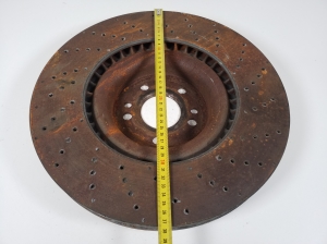 Mercedes Benz GL-Class 166 (2012–2015) Front brake disc A1664210912 - 3