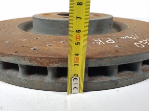 Mercedes Benz GL-Class 166 (2012–2015) Front brake disc A1664210912 - 3