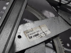 RENAULT Avantime (2001–2003) Rear side door window regulator 6025401255 - 3