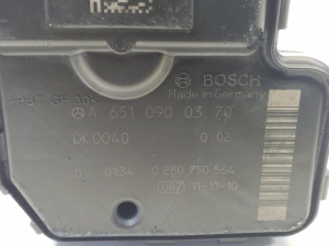 Mercedes Benz C-Class 204 (2007–2014) Gaasiklapp A6510900370 - 3