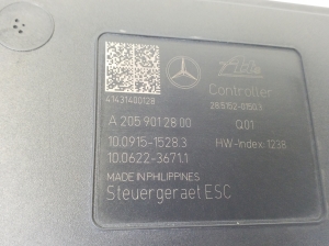 Mercedes Benz C-Class 205 (2014–2021) ABS plokk A2059012800 - 3