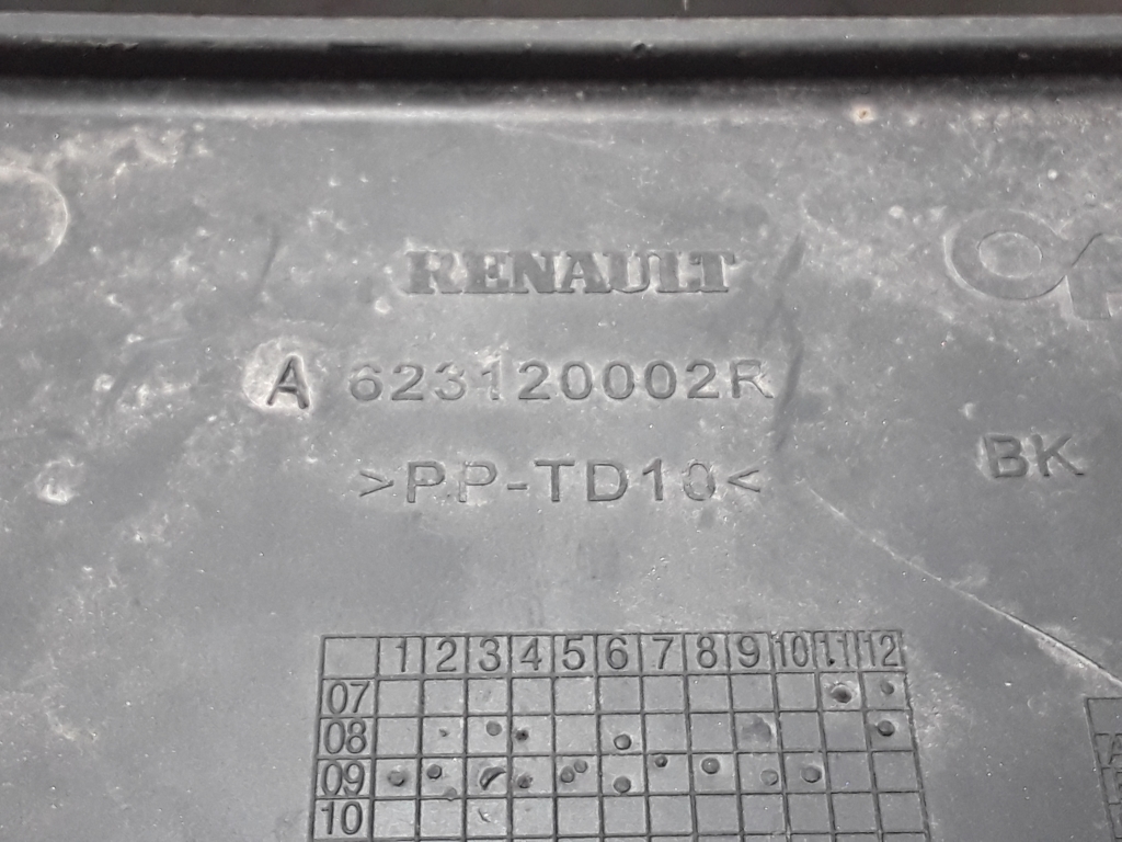 RENAULT Megane 3 generation (2008-2020) Radiator air diverter 623120002R 22400249