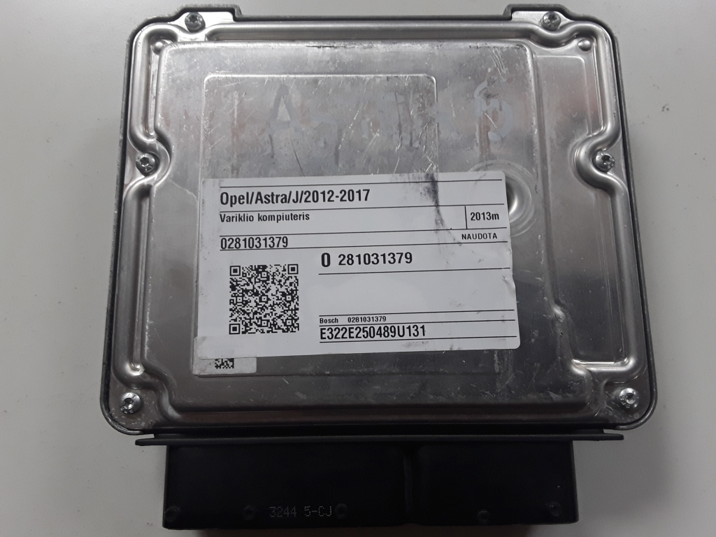 OPEL Astra J (2009-2020) Блок керування двигуном ECU 0281031379,55485466 25964707