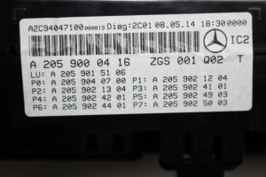 Mercedes Benz C-Class 205 (2014–2021) Näidikuplokk A2059000416 - 4