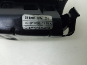 Mercedes Benz E-Class W212 (2009–2015) Sonstiges Teil des Rücksitzes A2129200264 - 2