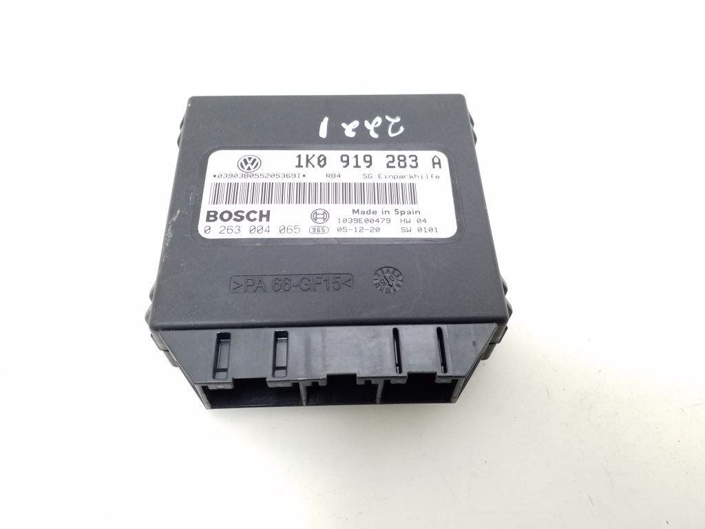 VOLKSWAGEN Golf 5 generation (2003-2009) Unitate de control senzor parcare PDC 1K0919283A 25076983