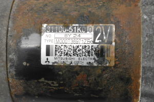 Opel Agila B (2008–2015) Starter 3110051K00 - 3