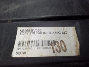 NISSAN Juke F15 (2010–2018) Trunk carpet KE965BV0S0 - 2