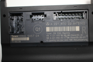 Mercedes Benz S-Class 221 (2005–2013) Steuergerät für Vordersitze A2218702286 - 3