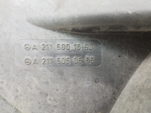 Mercedes Benz CLS-Class 219 (2004–2010) Dzesēšanas ventilators A2115001693 - 6