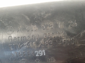 Mercedes Benz Sprinter /906/ (2006–2018) Luftansaugschlauch A9065281724 - 3