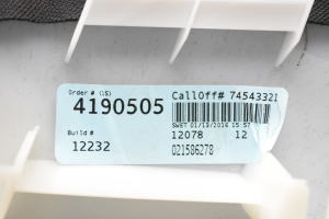 BMW X3 F25 (2010–2017) Vidējā statņa iekšējā apdare 74543321 - 3