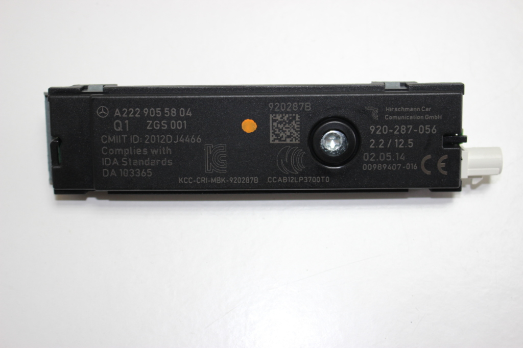 MERCEDES-BENZ C-Class W205/S205/C205 (2014-2023) Amplificateur d'antenne du couvercle de coffre A2229055804 21915680