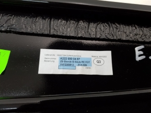 Mercedes Benz S-Class 222 (2013–2020) Sonstiges Teil der hinteren Seitentür A2226900487 - 3