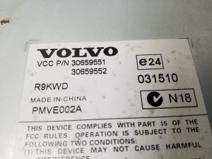 VOLVO S40 II (2004–2013) Audio amplifier 30659551 - 3