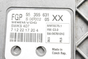 Opel Vectra C (2002–2008) Motorsteuergerät 55355631 - 5