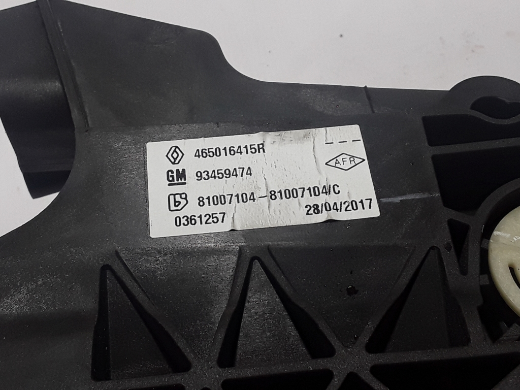 OPEL Vivaro B (2014-2019) Педаль тормоза 465016415R 22401259