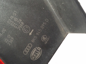 AUDI A4 B8 (2007–2016) Hintere Eckleuchte und ihre Teile 8K5945095D - 2