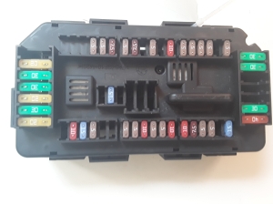   Fuse box in the boot 