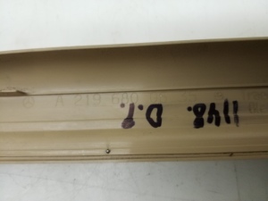 Mercedes Benz CLS-Class 219 (2004–2010) Inner sill trim A2196800635 - 2
