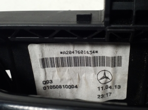 Mercedes Benz B-Class 246 (2011–2017) Rear side door exterior handle and its parts A2047601634 - 2