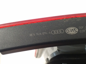 AUDI S4 (2002–2008) Tail light on trunk lid 8E5945094A - 2