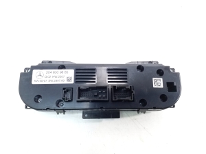 Mercedes Benz C-Class 204 (2007–2014) Heater control panel A2048309885 - 2