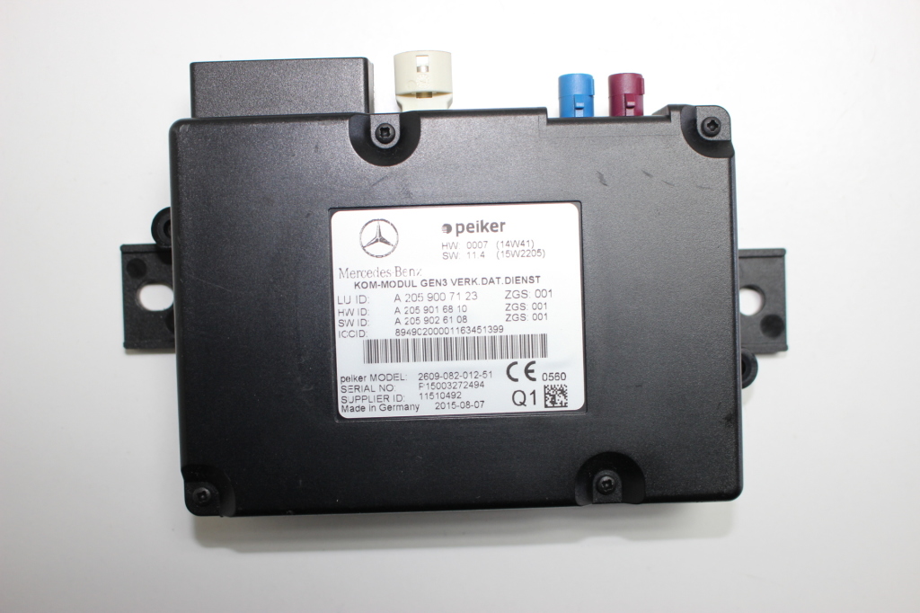 Mercedes Benz E-Class W207 (2009–2017) Juhtplokk A2059007123 Mercedes Benz E-Class W207 (2009–2017) Juhtplokk A2059007123