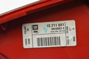 Opel Corsa D (2006–2014) Eckleuchte hinten 13211841 - 5