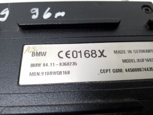 BMW 5 SERIES E39 (1995–2004) Telefon und seine Teile 8360235 - 3