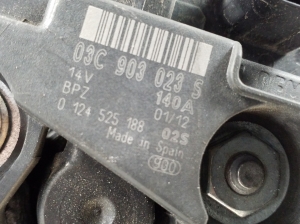 AUDI A1 8X (2010–2018) Alternator 03C903023S - 4