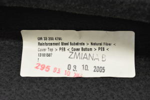 Opel Astra H (2004–2010) Hutablage 13181587 - 3