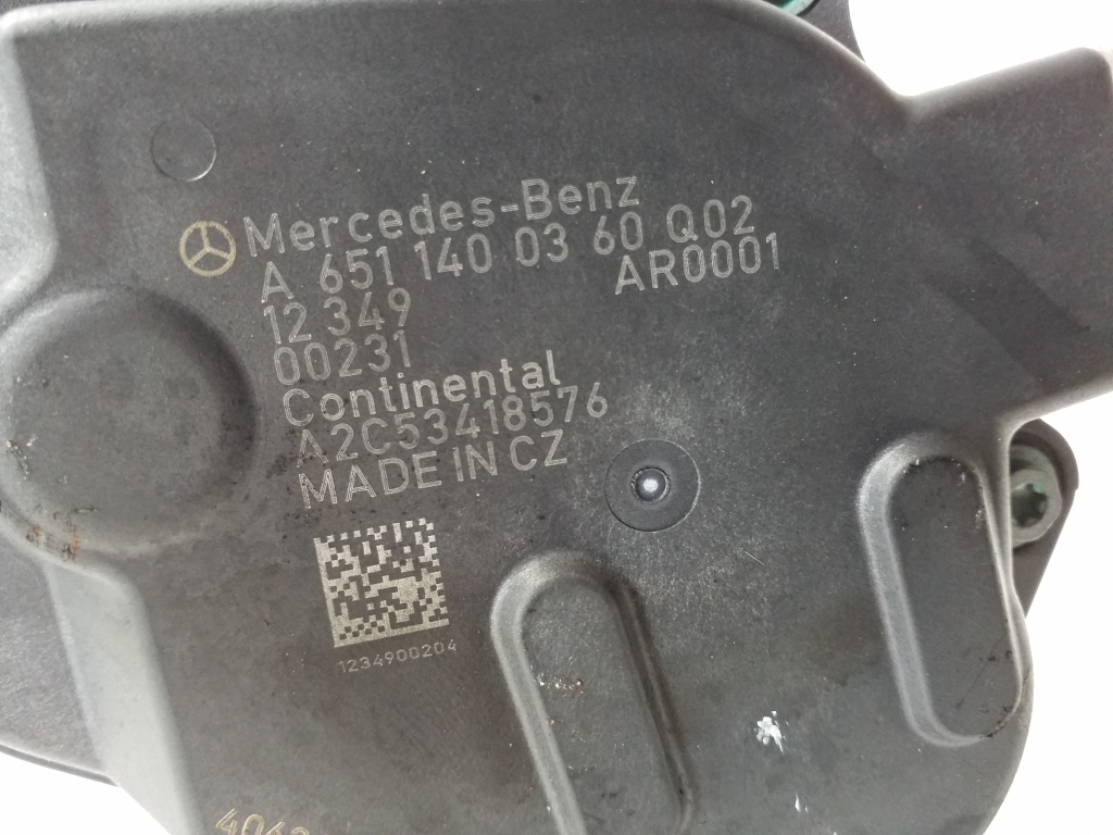 MERCEDES-BENZ SLK-Class R172 (2011-2020) EGR Valve A6511400360 21916595